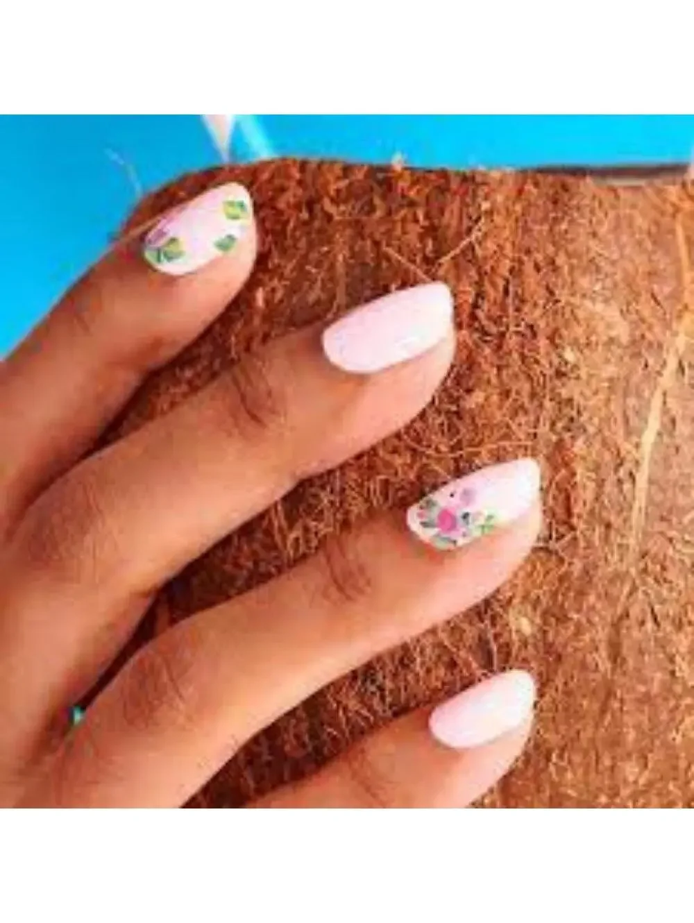 Color Street Flamin-goals Retired Nail Art Design Nail Strips